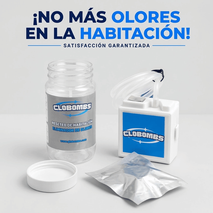 Sistema Definitivo de Eliminación de Olores para Ambientes – Kit Eliminador de Olores Grado Profesional
